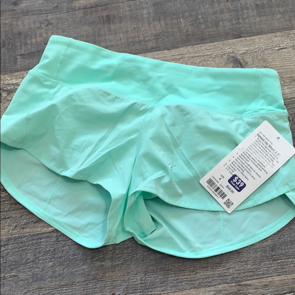NWT Lululemon running shorts